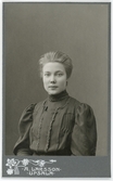 Kabinettsfotografi - kvinna, Uppsala 1906
