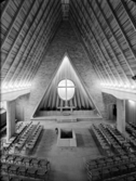 Arkitekt R. Holmgren, Västerås Krematorium, interiör kapellen, vänthallen, kremhall