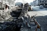 Gatuarbetet på Rudbeckagatan 25-26, 1958-1959