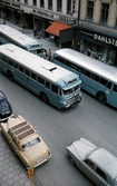 Busstrafik på Drottninggatan, 1957