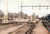 Järnvägsarbeten vid Södra station, 1955-1958