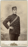 Kabinettsfotografi - man i uniform, Waxholm
