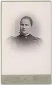 Kabinettsfotografi - kvinna, Uppsala