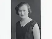 Kvinnoporträtt. Ingrid Holmgren.