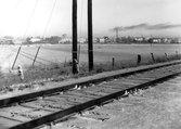 Järnvägsspår vid Gustavsvik, 1950-tal