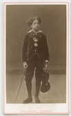 Porträtt på Violinist Maurice Dangremont.