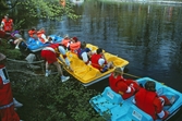 Trampbåttävling på Båtens dag, 1995