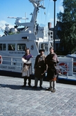 Besökare från medeltida dagar i Wadköping på båtens dag, 1996