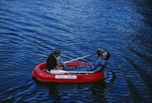 Livräddningsuppvisning i Svartån, båtens dag 1996