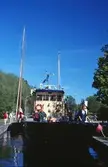 M/F 832 Gina i slussen, båtens dag 1997