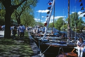 Vy över båtar i gästhamnen, båtens dag 1997