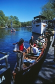 Kyrkoroddbåt i Svartån, båtens dag 1997