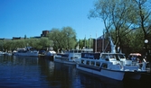 Vy över båtar i hamnen, båtens dag 1997