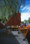 Utställning av Hjälmarsnipor, båtens dag 1999