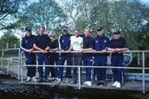 Slussvakter vid slussen, båtens dag 2000
