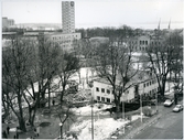 Västerås.
Rivning av Stadsparkens restaurang, 1971.