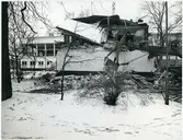 Västerås.
Rivning av Stadsparkens restaurang, 1971.