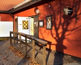 Utställningsdokumentation: Kuddar på Högbo textilmuseum år 2003.