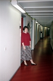 ÖBO-personal i korridor på ÖBO, 1991