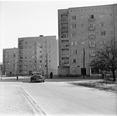 Höghus på Hjortstorpsvägen, april 1954