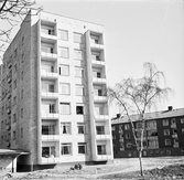 Höghus på Hjortstorpsvägen-Längbrotorg 1954