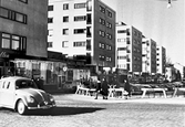 Rudbecksgatan mot väster från Drottninggatan, 1962