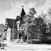 Korsningen Järnvägsgatan-Alnängsgatan 1960-tal