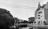 Svartån mot öster från Vasabron, ca 1910