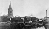 Stadsmiljö vid Södra Strandgatan, 1890-tal