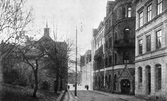 Vasagatan mot väster från Ågatan, 1910-tal