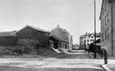 Klostergatan söderut från Fredsgatan, 1895-1905