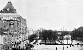 Centralpalatset och Centralparken från Järntorget, 1918