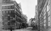 Klostergatan söderut från Fredsgatan, ca 1915