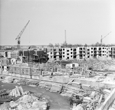 Baronbackarna byggs, februari 1955