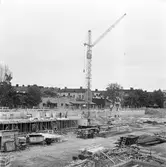 Byggnation av höghus på söder 1958 - 1960
