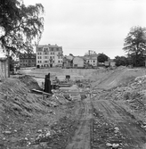 Byggnation av höghus på söder 1958 - 1960