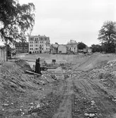 Byggnation av höghus på söder 1958 - 1960