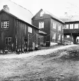 Gårdsinteriör Drottninggatan - Kyrkogårdsgatan 1950-tal