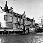 Hörnet Rudbecksgatan - Köpmangatan, ca 1958