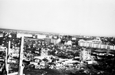 Flygfoto över byggnation i Rosta, 1947-1952