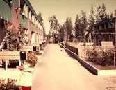 Bostadsområde i Brickebacken, ca 1975