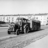 Traktor på Hagagatan, 1950-tal
