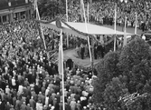 Gustav VI Adolf på besök, 1953