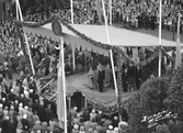 Gustav VI Adolf på besök, 1953