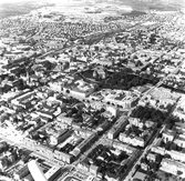 Flygfoto över Örebro från sydöst, 1967