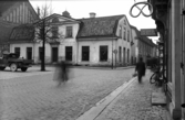 Hörnet av Stora Torget och Smedjegatan före rivningen Nov 1935, Västerås.