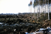 Markberedning inför bostadsbygge i Brickebacken, 1968