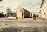 Hyreshus på Norrgatan mot norr, 1982