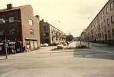 Lövstagatan mot söder från Västra Nobelgatan, 1982