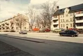 Lövstagatans östra sida mot norr, 1982